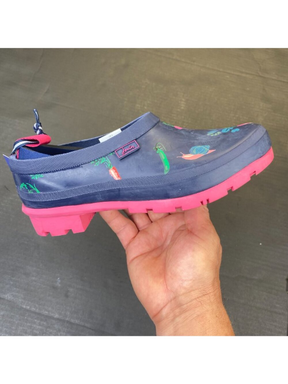 Joules Women's Pop On Rain Shoes Size 6 comfort New - Picture 5 of 15